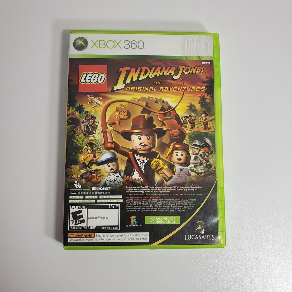 LEGO Indiana Jones: The‎ Original Adventures (Microsoft Xbox 360, 2008)